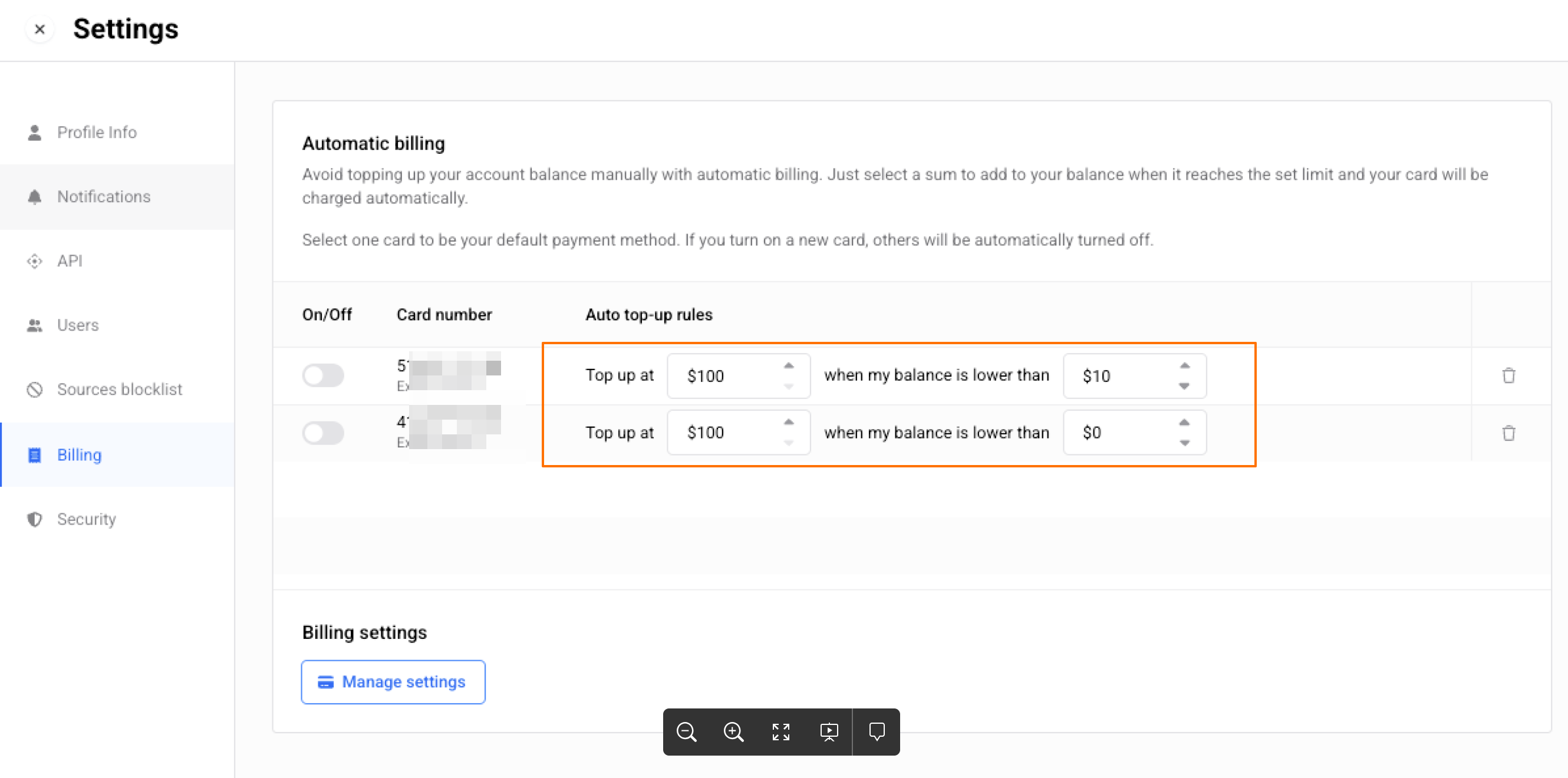 Automatic Billing (Auto Top-Up) in MGID Ads