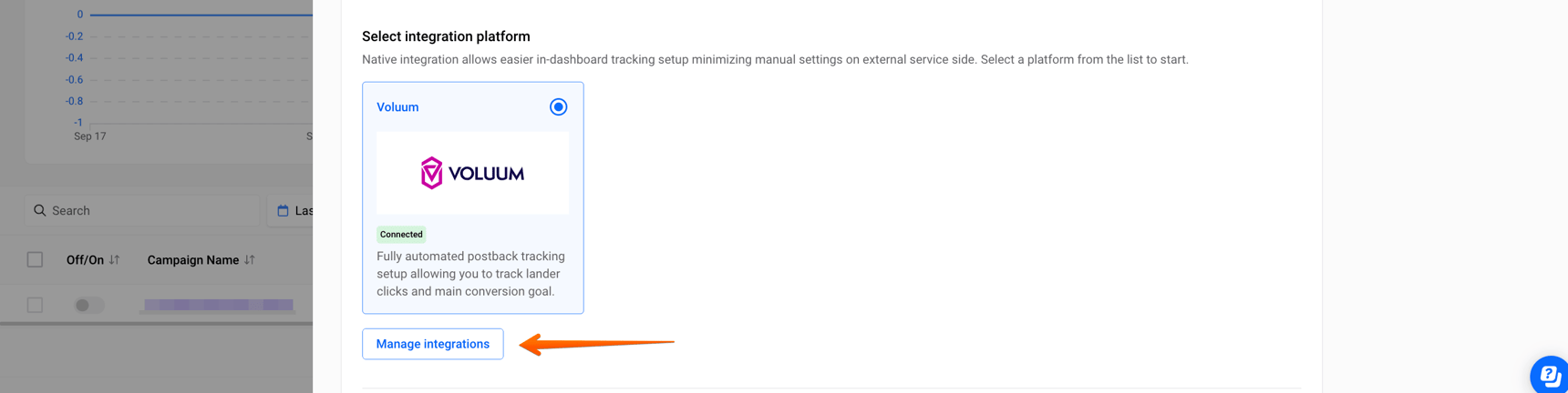 Native Integration Tracking Method