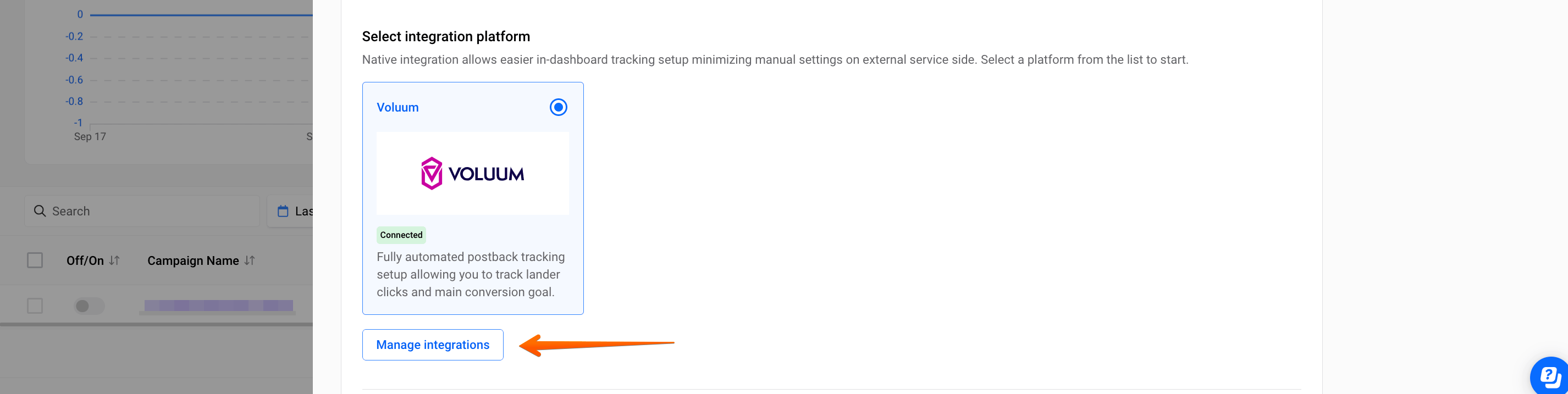 Native Integration Tracking Method