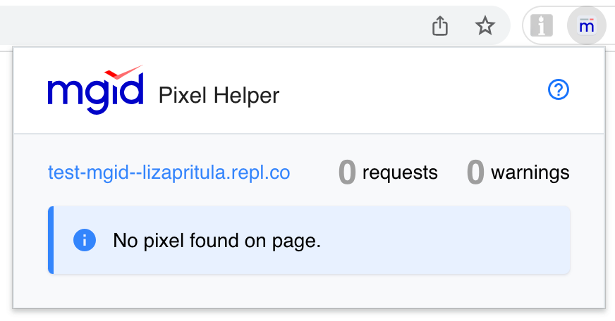 MGID Pixel Helper Overview
