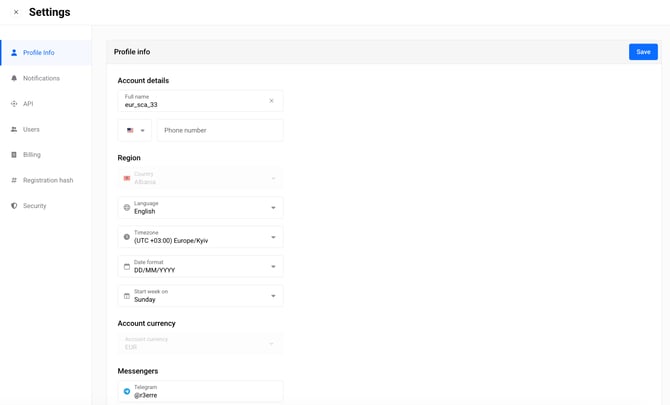 1. Setting_Tab