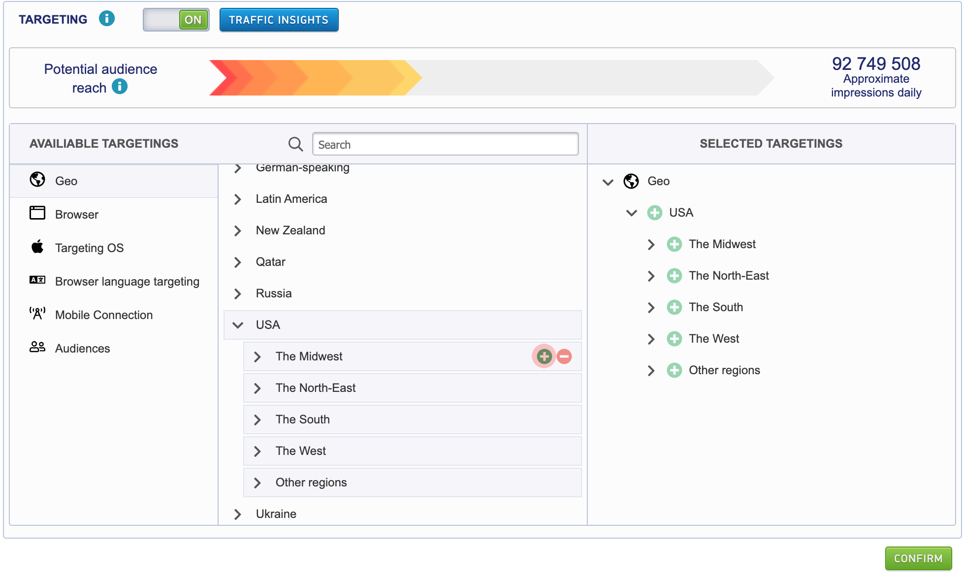 Targeting Tab Tutorial